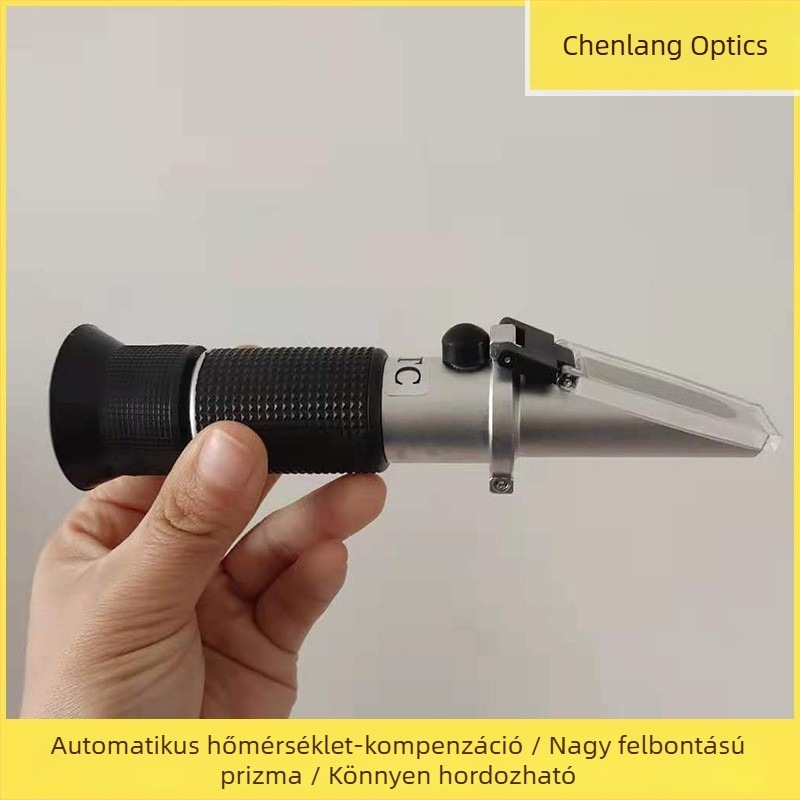 Kézi optikai sótartalom-refraktométer levesekhez és sós oldatokhoz – nagy pontosságú sómérő