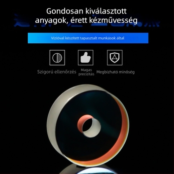 Lyukasztott lencse – magas pontosságú mikroporózus lencse kiváló fényáteresztéssel és erős refraktív index-szel, optikai eszközökhöz, Haoxuan márka