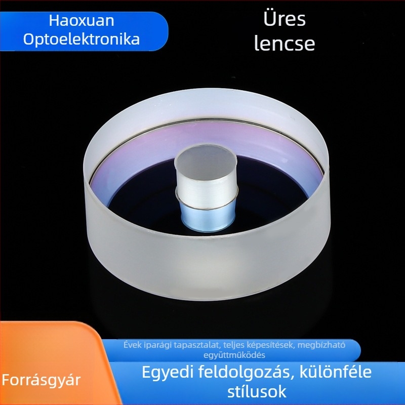 Lyukasztott lencse – magas pontosságú mikroporózus lencse kiváló fényáteresztéssel és erős refraktív index-szel, optikai eszközökhöz, Haoxuan márka