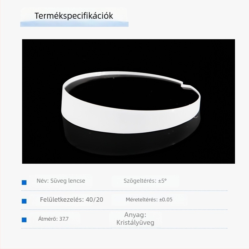 Wedge alakú tükör, nagy pontosságú optikai eszköz, kvarc prizma lencse nagy átengedéssel, testreszabott magas refraktív index