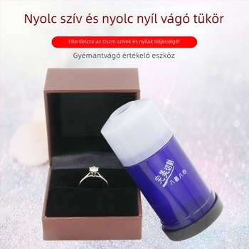 Ékszer nagyító 5x (58-A modell; Akril; Ø 5 mm)