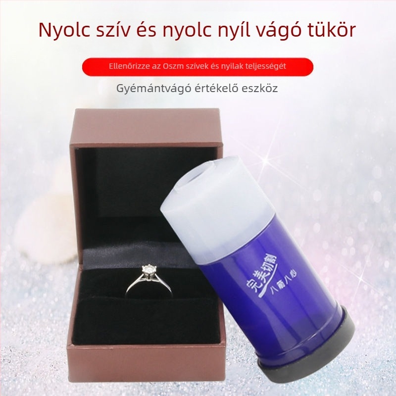 Ékszer nagyító 5x (58-A modell; Akril; Ø 5 mm)