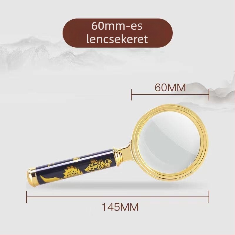 100x HD nagyító olvasáshoz idős korban, presbiopiához és gyermekjavításokhoz