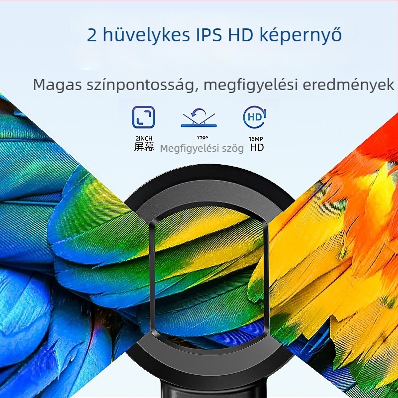 Hordozható HD elektromos nagyító és digitális mikroszkóp LED-del azonosításra és értékelésre