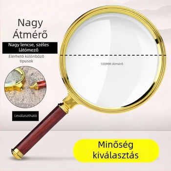 Kézi nagyító 20x, HD felbontású, olvasáshoz, javításhoz és értékeléshez