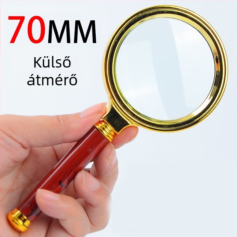Kézi nagyító 20x, HD felbontású, olvasáshoz, javításhoz és értékeléshez