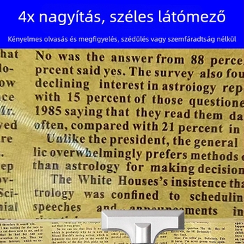 Fresnel lencsés nagyító F8912j, Xingte márka, Zhejiang eredetű