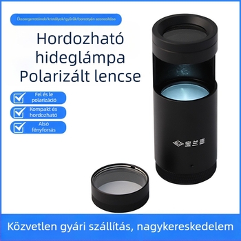 Polarizáló nagyító ékszerekhez és drágakövekhez, gyémánt azonosító műszer, kristályos polarizációs interferenciagömb