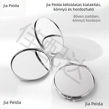 Kétoldalas sminktükör a fekete mitesszerek eltávolítására, hordozható, nagy felbontású
