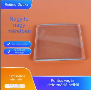 Ruijing kézi nagyító – 20x nagyítás, négyzet alakú HD üveglencse, testreszabható