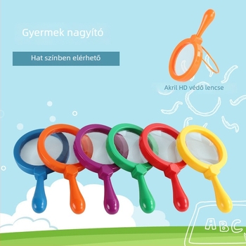 Gyermekeknek szánt kézi nagyító növények megfigyelésére, nagyfelbontású, hordozható, aranyos dizájn (Márka: wisps; Importált: Nem; Termék típus: Gyermekeknek szánt kézi nagyító)