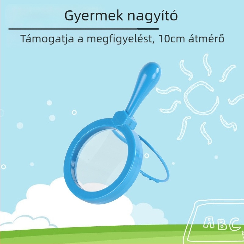 Gyermekeknek szánt kézi nagyító növények megfigyelésére, nagyfelbontású, hordozható, aranyos dizájn (Márka: wisps; Importált: Nem; Termék típus: Gyermekeknek szánt kézi nagyító)