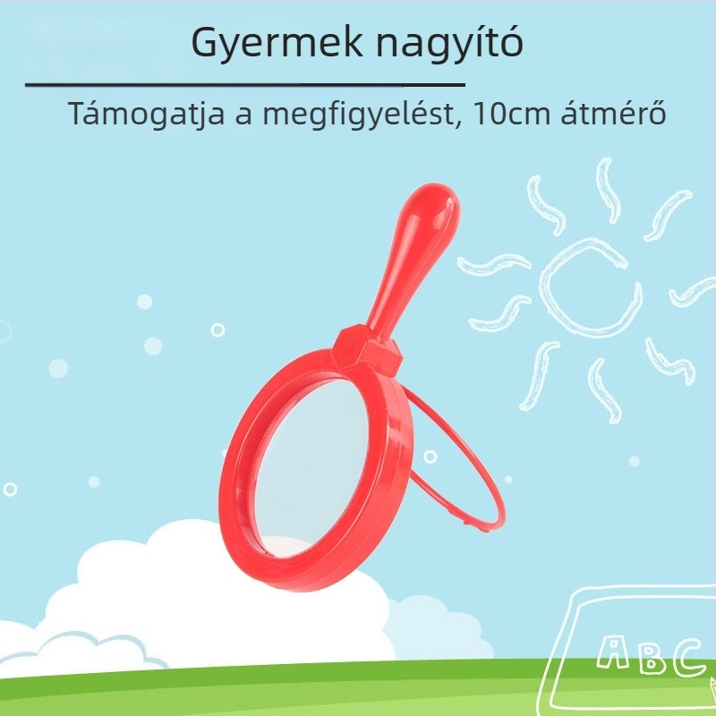 Gyermekeknek szánt kézi nagyító növények megfigyelésére, nagyfelbontású, hordozható, aranyos dizájn (Márka: wisps; Importált: Nem; Termék típus: Gyermekeknek szánt kézi nagyító)