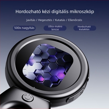 Kézben tartható digitális mikroszkóp éjszakai látással, optikai nagyító, hordozható gyermekeknek szánt tudományos játék kinti felfedezésekhez