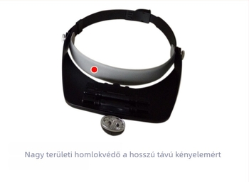 Brightsky fejre szerelt LED-es nagyító, négy nagyítási szint (1.2x, 1.8x, 2.5x, 3.5x), műanyag test és gyantából készült lencsék