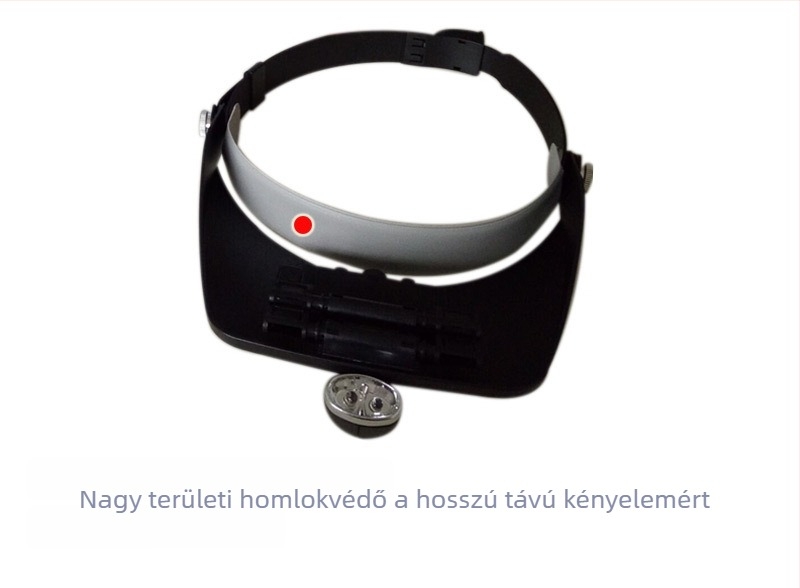 Brightsky fejre szerelt LED-es nagyító, négy nagyítási szint (1.2x, 1.8x, 2.5x, 3.5x), műanyag test és gyantából készült lencsék
