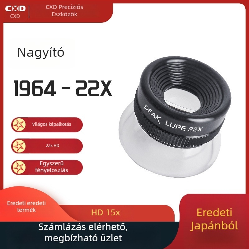 Nagyító Peak márka, importált, 5x, 10x, 22x, 7x
