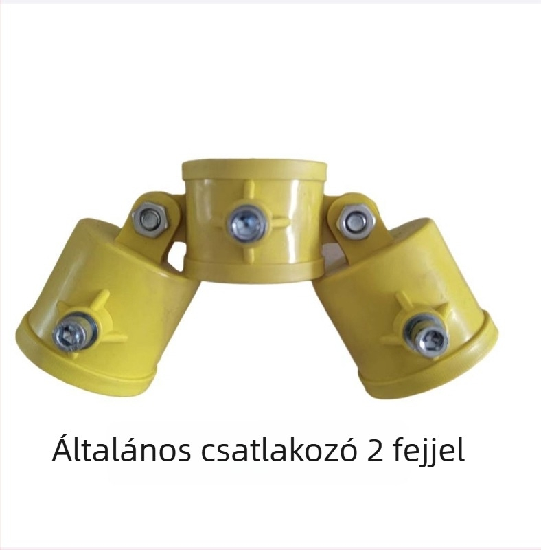 Morimao PPR 90° csőidom lépcsőkorláthoz műanyag alapzattal