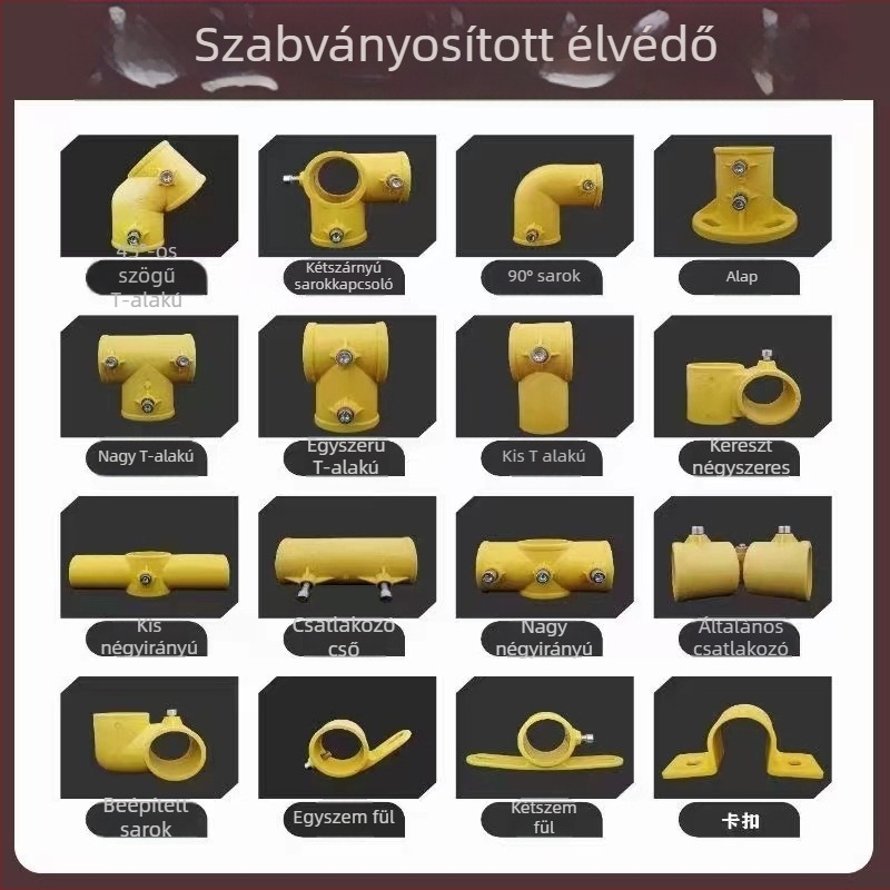 Morimao PPR 90° csőidom lépcsőkorláthoz műanyag alapzattal