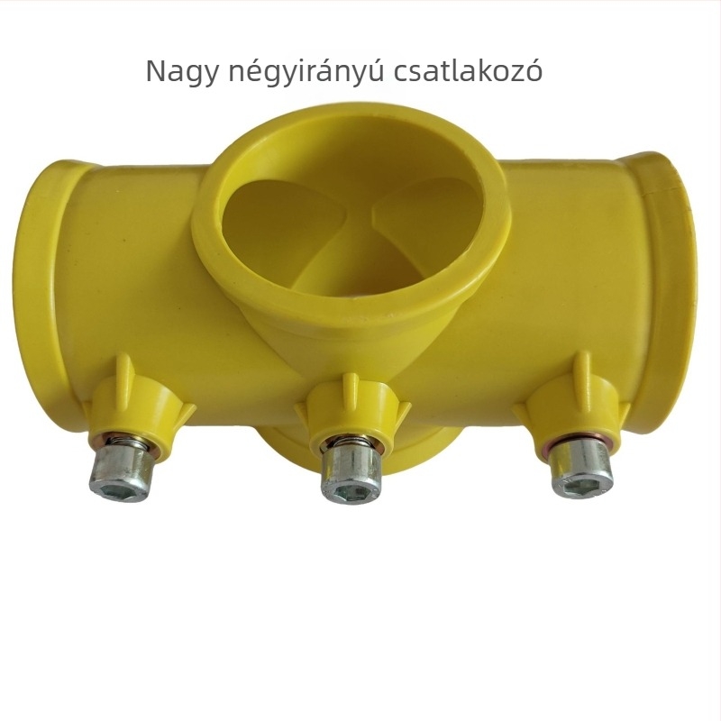 Morimao PPR 90° csőidom lépcsőkorláthoz műanyag alapzattal