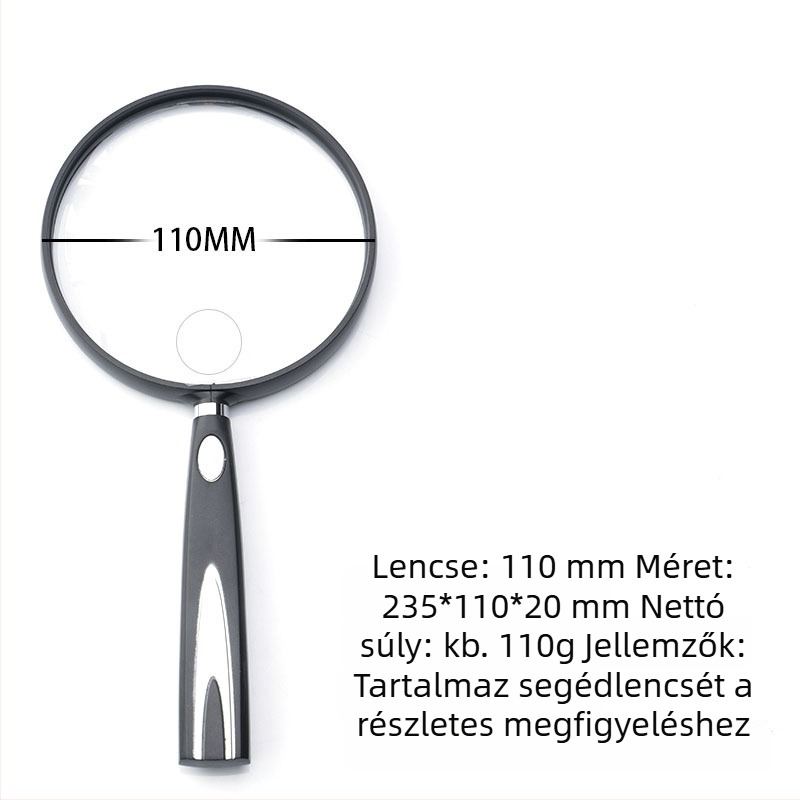 YICHAO kézi nagyító PMMA lencsével, HD, modellek 888-130/888-110