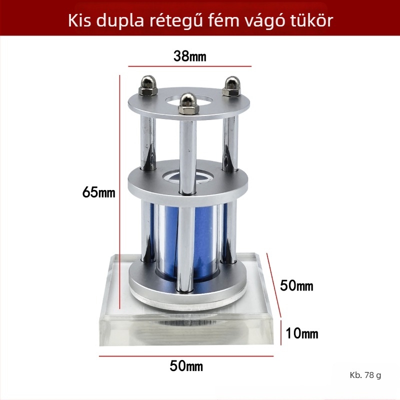 Ékszerek értékelésére és tesztelésére szolgáló nagyító, 10x nagyítás, kettős réteg tükör, fém-plasztik konstrukció (Eredet: Fuzhou, Fujian; Eredet régiója: Hongkong, Kína; Márka: Brilliant; Import: Nem)