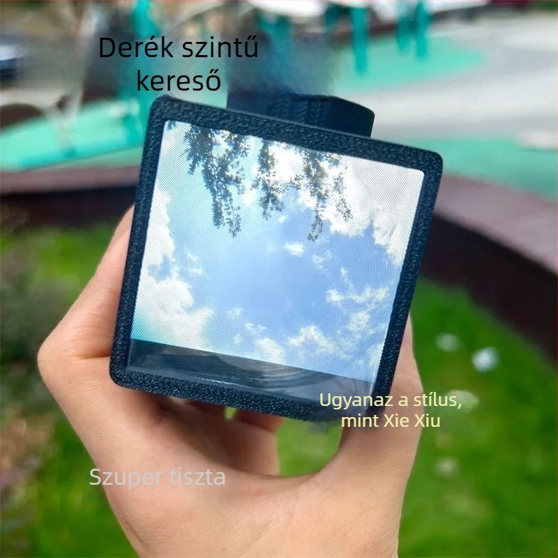 Derék szintű kereső 3D-nyomtatott házzal és Fresnel lencsével