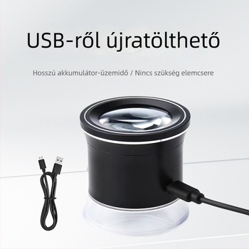 LED nagyító 6 LED-del és 3 bankjegydetektor lámpával | Márka: Chuda | Licencelt magáncímke