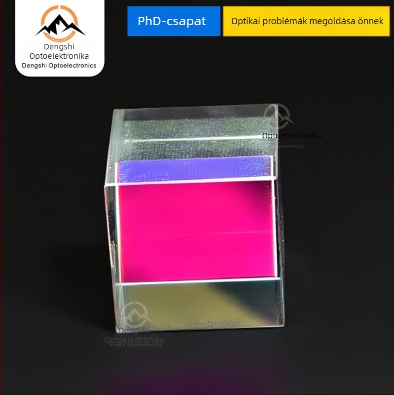 Polarizáció-mentesítő prisma (PBS kocka) optikai kísérletekhez, anyag K9l, testreszabható feldolgozás