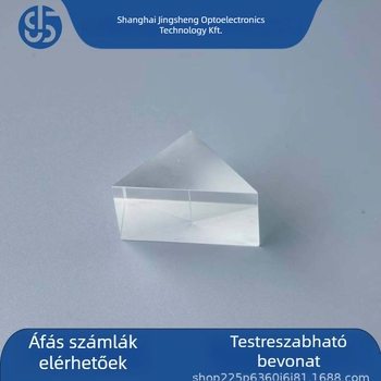 Derékszögű prisma optikai üveg K9-ból, testreszabható, márka Jingsheng
