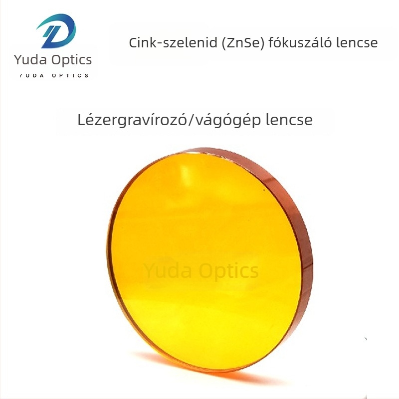 CO2 ZnSe fókuszlencse nagy teljesítményű lézerhez, φ25 mm átmérő, gravírozáshoz és vágáshoz