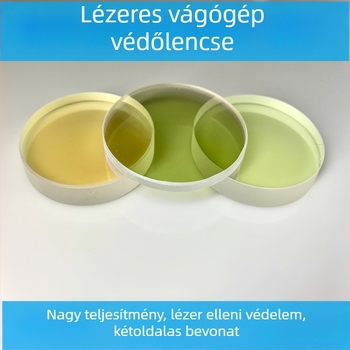 Lézerfej védő lencse lézeres vágáshoz, méretek 27.9×4.1 és 24.9×1.537×734×540×5