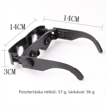 Chuda horgász szemüveg HD nagyítóval és teleszkóppal kültéren