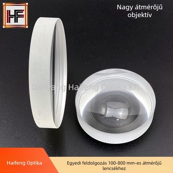 Félhold alakú lencse Haifeng Optical, anyag H-ZBAF5, optikai eszközökhöz