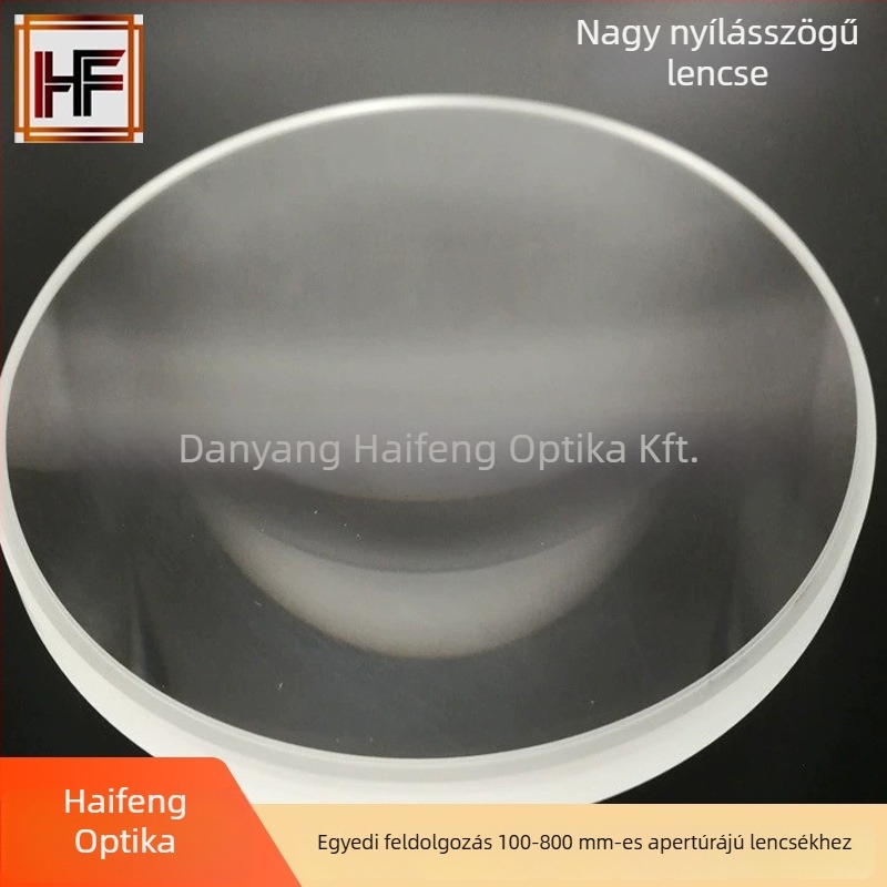 Félhold alakú lencse Haifeng Optical, anyag H-ZBAF5, optikai eszközökhöz