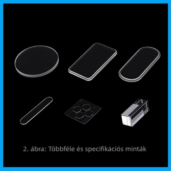 Mikrofluíd chip aljzat, zafír üveg, modell Ld-n03, testreszabható, márka Leado