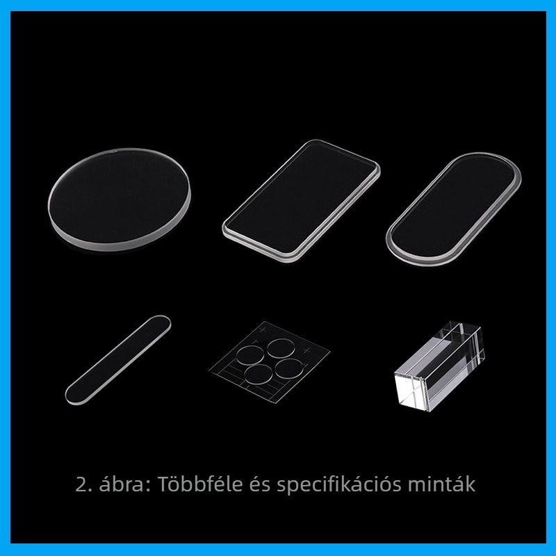 Mikrofluíd chip aljzat, zafír üveg, modell Ld-n03, testreszabható, márka Leado