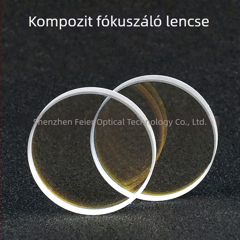 Kvarc fókuszáló lencse lézeres hegesztőgéphez, optikai lencse, kettős fókuszú kompozit kollimáló lencse