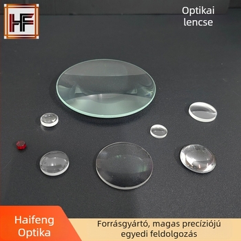 Optikai üveg lencse, gömbi fókuszálás, aszferikus, lézermodul lencse, kollimációs lencse