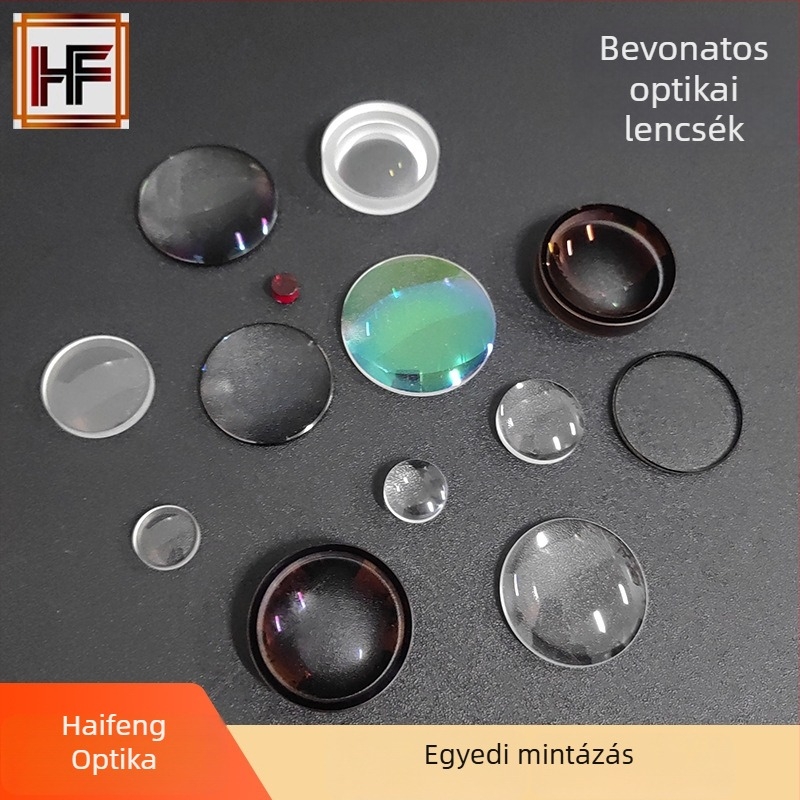 Optikai üveg lencse, gömbi fókuszálás, aszferikus, lézermodul lencse, kollimációs lencse