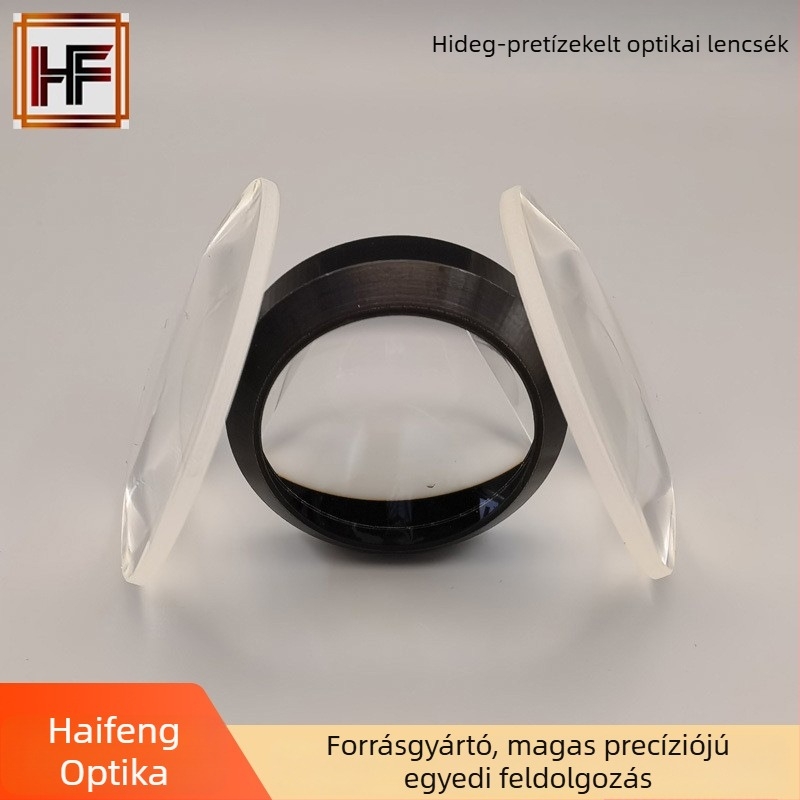 Optikai üveg lencse, gömbi fókuszálás, aszferikus, lézermodul lencse, kollimációs lencse
