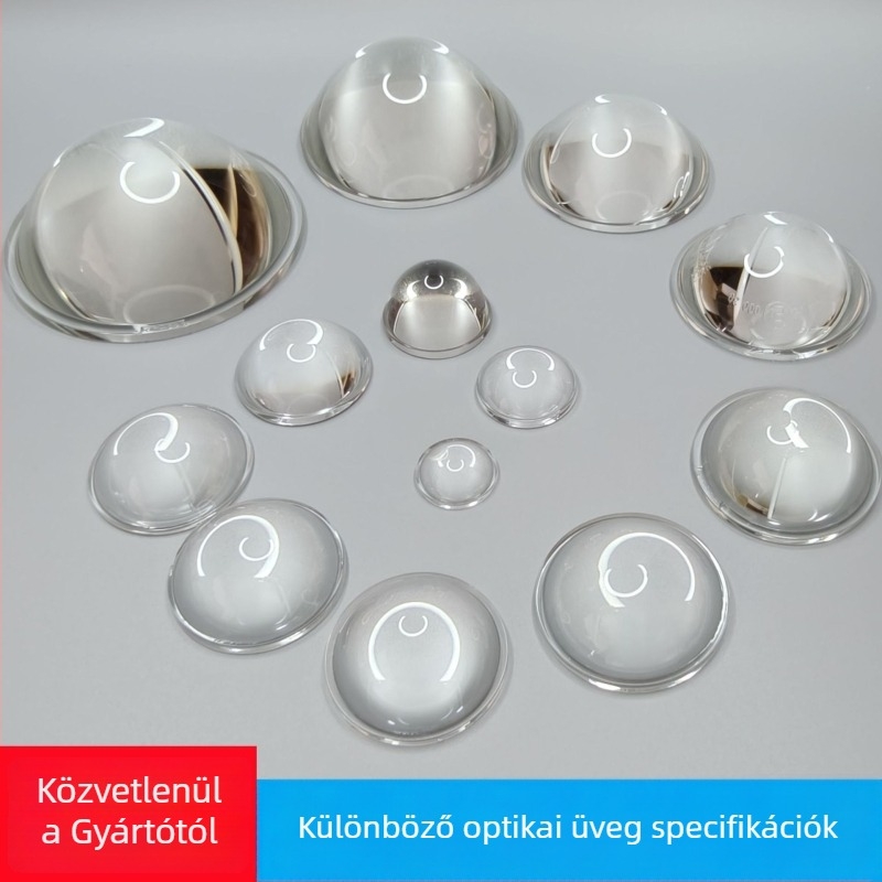 Ipari és bányászati LED utcai lámpa konkáv-konvex lencsével, 78×90° fénysugár, magas fókuszú optika