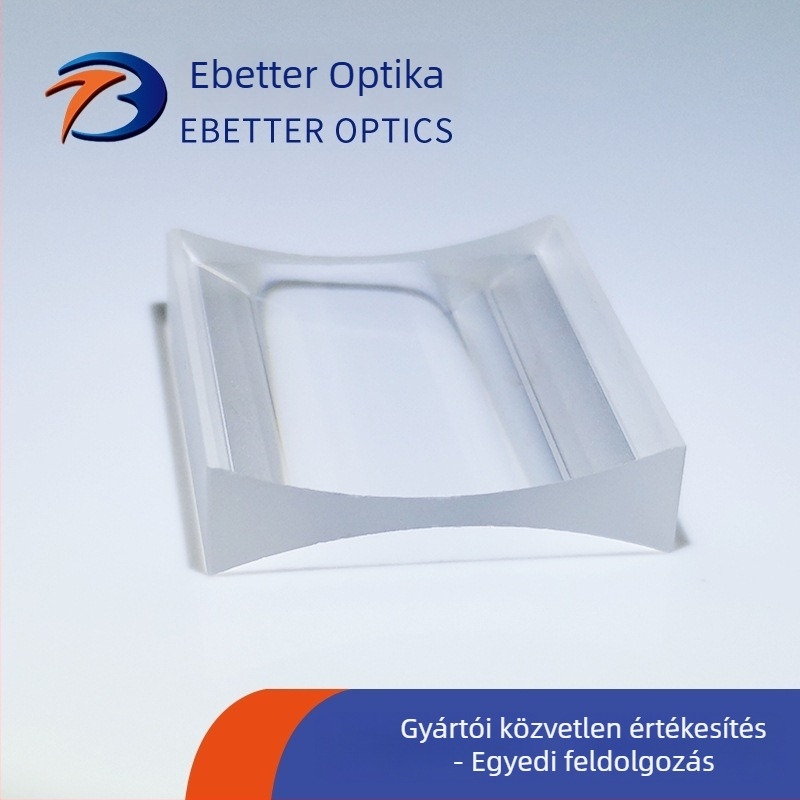 Szafír kettős konkáv optikai lencse, bevonat választható, precíziós minőség