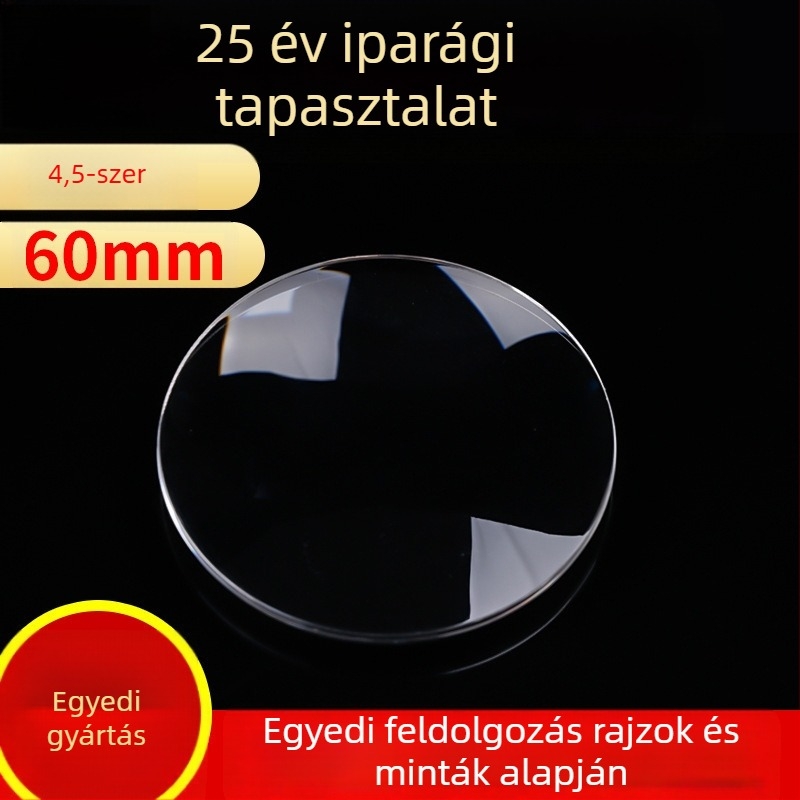 Akril projektor lencse Huishikang Márkától fizikai optika kísérletekhez, optikai műszer kiegészítő, HD