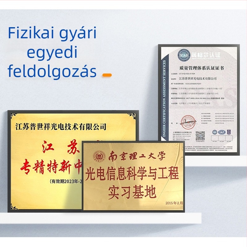 Kvarc üveg sík tükrök optikai eszközökhöz, nagy teljesítményű lézervédő fóliával, több méretben
