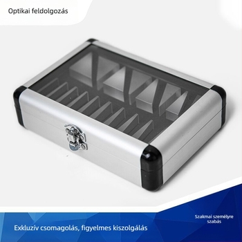 Optikai derékszögű prizmás készlet, 18 darab, trapéz formájú prizmák strabizmus korrigálására, K9 üveg, OEM gyártás és testreszabás, Méretek 20,5 × 14,5 mm