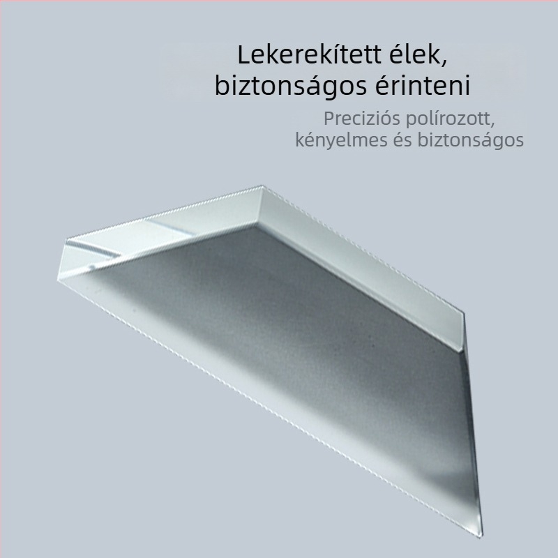 Középiskolai fizika optikai lencsék készlet, kísérleti laborfelszerelés, trapéz alakú nagyító, kiváló átlátszóságú optika