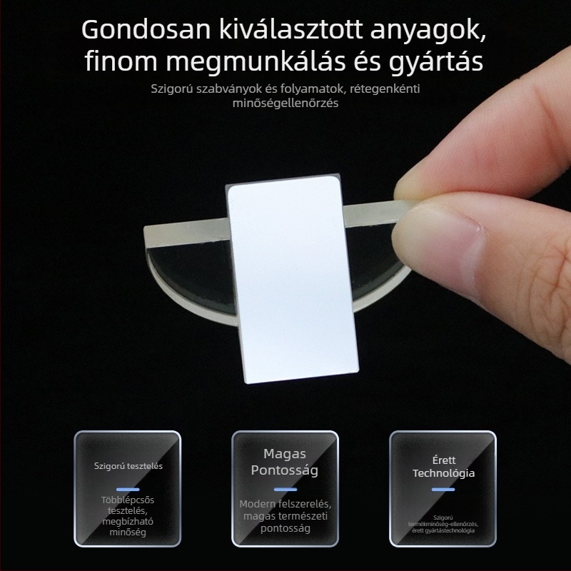 Speciálisan formázott gumiból készült prizma — nagy pontosságú optikai eszköz, nagy transzmittancia, polarizált fény