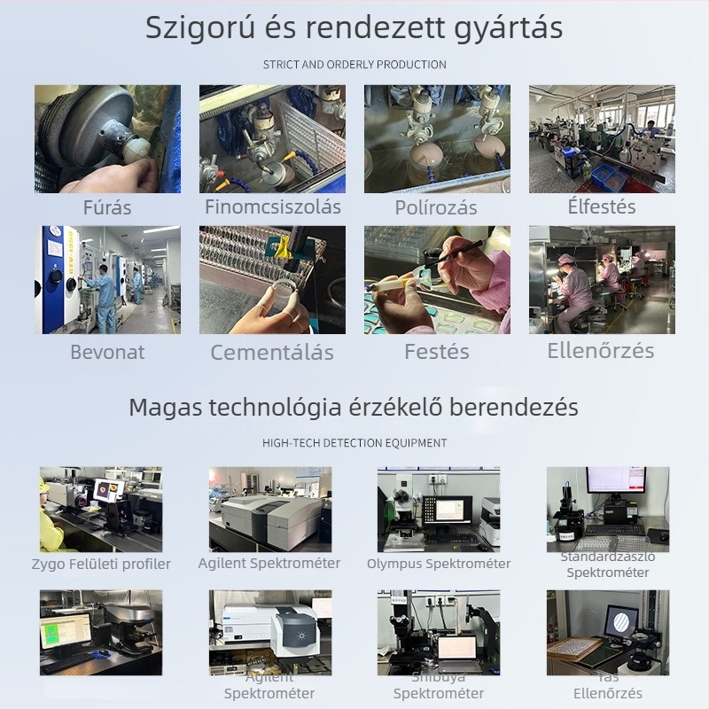 Speciálisan formázott gumiból készült prizma — nagy pontosságú optikai eszköz, nagy transzmittancia, polarizált fény
