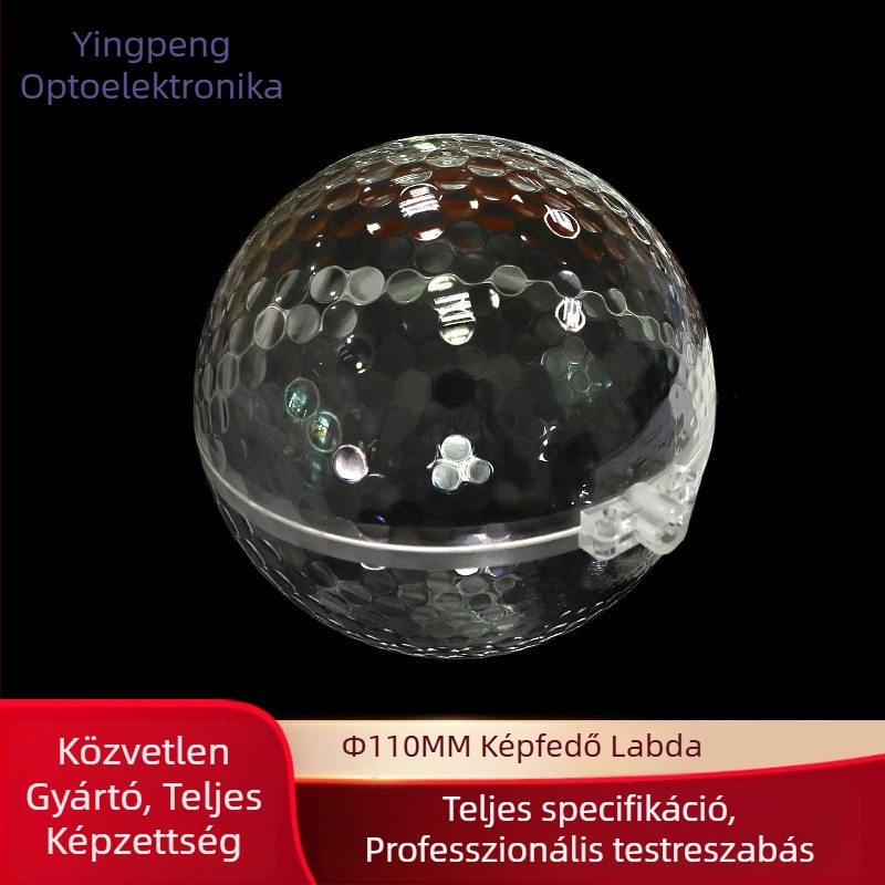 Színpadi világítás forgó hógolyó árnyékolóval, gyémánt lencse, akril injektált öntvény, Yingpeng Optoelectronics
